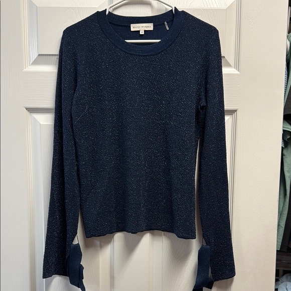 White + Warren Metallic Sweater - Picture 1 of 4